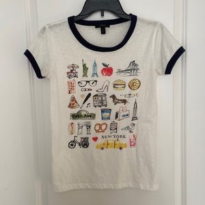 J Crew New York Graphic Tee